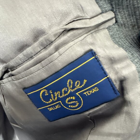 Circle S Men 44S Short Gray Western Blazer Sports Coat Cowboy USA - Picture 7 of 8